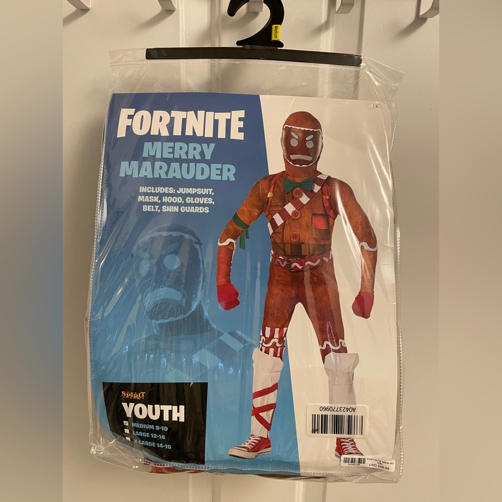 Fortnite Halloween Costume Merry Marauder Gingerbread Man Costume